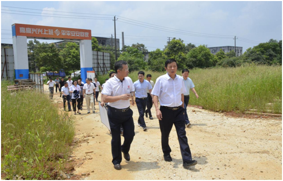 樟樹(shù)市市委書記董曉明視察我司文化園一期項(xiàng)目