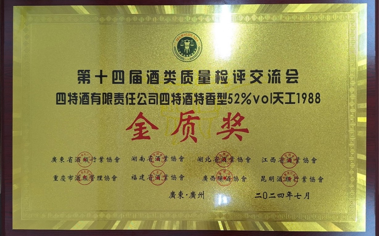 喜訊頻頻，榮獲多獎！特香四特再添榮光